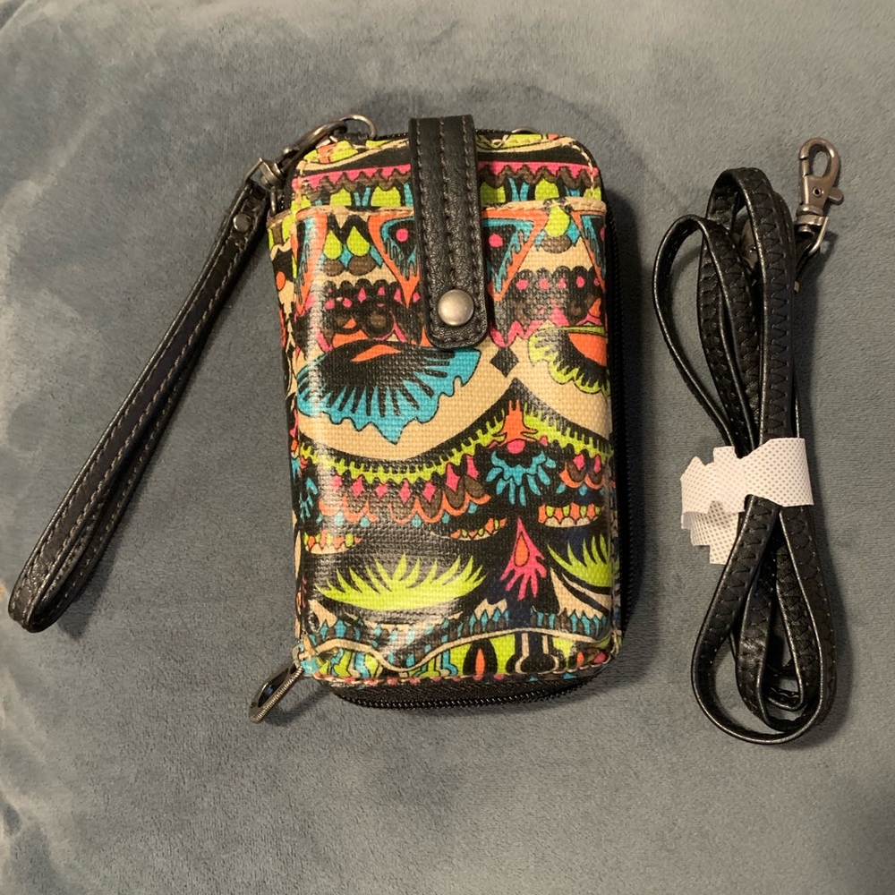 Gently used Sakroots cell phone wallet